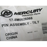 17-8M0026068 New Mercury Mariner Outboard Motor Pivot Tilt Lock Pin