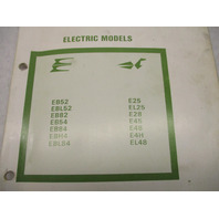 392067 OMC Johnson Evinrude Electric Trolling Outboard Service Repair Manual 1981