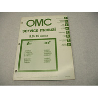 392071 OMC Evinrude Johnson 1981 Outboard Service Repair Manual 9.9-15 HP