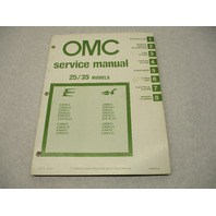 392072 OMC Evinrude Johnson 1981 Outboard Service Repair Manual 25-35 HP