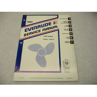 Item 5488 OMC 1980 Evinrude Outboard Service Repair Manual 4 HP E4WCS E4RLCS