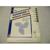 5490 OMC 1980 Evinrude Outboard Service Repair Manual 4.5 & 7.5 HP