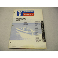 5399 OMC 1978 Evinrude Outboard Service Repair Manual 175 200 235 HP Models