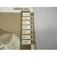 4813 OMC 1972 Evinrude Outboard Service Manual 6 HP Fisherman 6202 6203