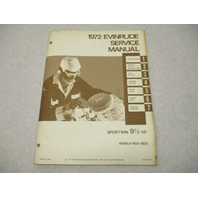 4814 OMC 1972 Evinrude Outboard Service Repair Manual 9.5 HP Sportwin 9222 9223 GBP006035