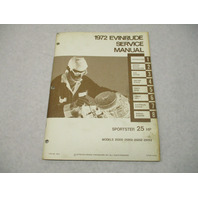 4816 OMC 1972 Evinrude Outboard Service Manual 25 HP Sportster 25202 25253 GBP006037