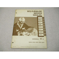 4817 OMC 1972 Evinrude Outboard Service Repair Manual 40 HP Norseman 40202 40253 GBP006038