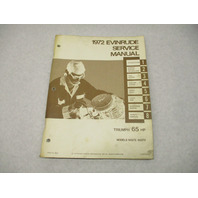 4819 OMC 1972 Evinrude Outboard Service Repair Manual 65 HP Triumph 65272 65273 GBP006039