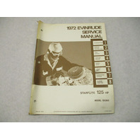 4822 OMC 1972 Evinrude Outboard Service Repair Manual 125 HP Starflite 125283 GBP006042