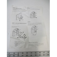 79-12235A1 Commodore Series Mercury Water Temp Gauge Kit Mercury V6 pre-1988