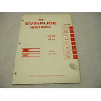 4685 OMC Evinrude Outboard Service Repair Manual 18 HP Fastwin 18002 18003 1970