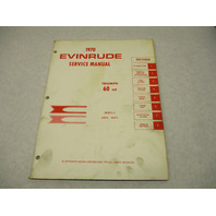4689 OMC 1970 Evinrude Outboard Service Repair Manual 60HP Triumph 60072 60073