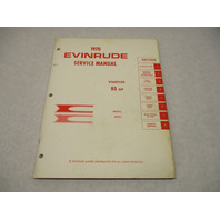 4690 OMC Evinrude Outboard Service Repair Manual 85 HP Starflite 85093 1970