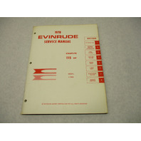 4691 OMC 1970 Evinrude Outboard Service Manual 115HP Starflite 115083