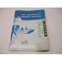 5011 OMC 1974 Evinrude Outboard Service Repair Manual 2 HP Mate 2402