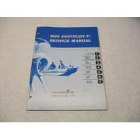 5013 OMC 1974 Evinrude Outboard Service Repair Manual 6 HP Fisherman  6402 6403