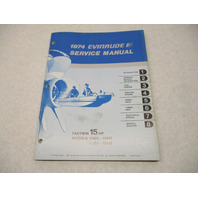 5015 1974 Evinrude Outboard Service Manual 15 HP Fastwin 15404 15454 15455 15405