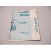 4905 OMC 1973 Evinrude Outboard Service Repair Manual 18 HP Fastwin