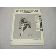 4747 OMC 1971 Evinrude Outboard Service Repair Manual 9.5 HP Sportwin 9122 9123