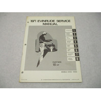 4748 OMC 1971 Evinrude Outboard Service Repair Manual 18 HP Fastwin 18102 18103