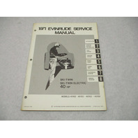4750 OMC 1971 Evinrude Outboard Service Repair Manual 40 HP Ski-Twin/Electric 40102