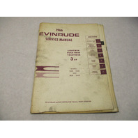 4277 OMC 1966 Evinrude Outboard Service Repair Manual 3 HP Lightwin Duckwin