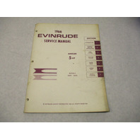 4278 OMC 1966 Evinrude Outboard Service Repair Manual 5 HP Angler 5602 5603 GBP006098