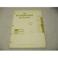 4478 OMC 1968 Evinrude Outboard Service Repair Manual 5 HP Angler 5802 5803