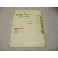 4481 OMC 1968 Evinrude Outboard Service Repair Manual 18 HP Fastwin 18802