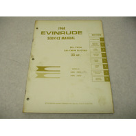 4482 OMC 1968 Evinrude Outboard Service Repair Manual 33 HP Ski-Twin Electric