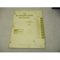 4483 OMC 1968 Evinrude Outboard Service Repair Manual 40 HP Big Twin Electric Lark