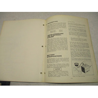 4487 OMC 1968 Evinrude Outboard Service Repair Manual 100 HP Starflite 100882