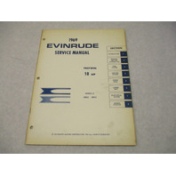 4593 OMC 1969 Evinrude Outboard Service Repair Manual 18 HP Fastwin 18902 18903