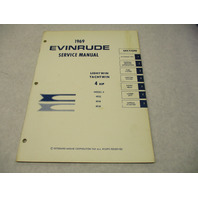 4590 OMC 1969 Evinrude Outboard Service Repair Manual 4 HP Lightwin Yachtwin Models