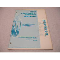 4902 OMC 1973 Evinrude Outboard Service Manual 4 HP Yachtwin Lightwin 4308