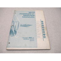 4909 OMC 1973 Evinrude Outboard Service Repair Manual 65 HP Triumph 65372 65373