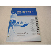 5021 OMC 1974 Evinrude Outboard Service Repair Manual 115 HP 115493 Starflite