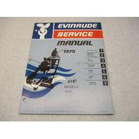 5088 OMC 1975 Evinrude Outboard Service Repair Manual 4 HP 4506 4536