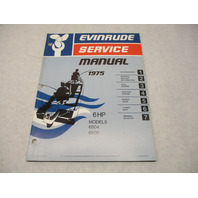 5089 OMC 1975 Evinrude Outboard Service Repair Manual 6 HP 6504 6505
