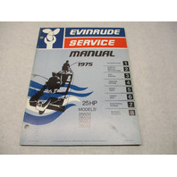 5092 OMC 1975 Evinrude Outboard Service Repair Manual 25 HP 25502 25503