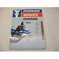 5096 OMC 1975 Evinrude Outboard Service Repair Manual 75 HP 75542 75543