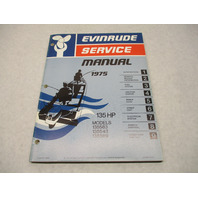 5099 OMC 1975 Evinrude Outboard Service Repair Manual 135 HP 135583 135543 135589