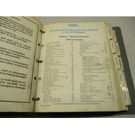 393765 OMC Johnson Evinrude 1983 Outboard Service Manual Binder 2 thru V-6