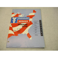 5186 OMC 1976 Evinrude Outboard Service Repair Manual 4 HP 4606 4636