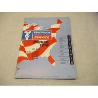 5190 OMC 1976 Evinrude Outboard Service Repair Manual 25 HP 25602 25603