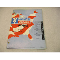 5194 OMC 1976 Evinrude Outboard Service Repair Manual 70 HP Model 70673