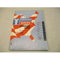 5195 OMC 1976 Evinrude Outboard Service Repair Manual 75 HP 75642 75643
