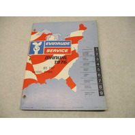 5196 OMC 1976 Evinrude Outboard Service Repair Manual 85 HP 85693