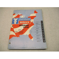 5199 OMC 1976 Evinrude Outboard Service Repair Manual 200 HP 200649 200640