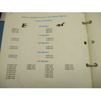 1985 OMC Evinrude Johnson Recreational Outboard Service Repair Manual 2 Thru V-6